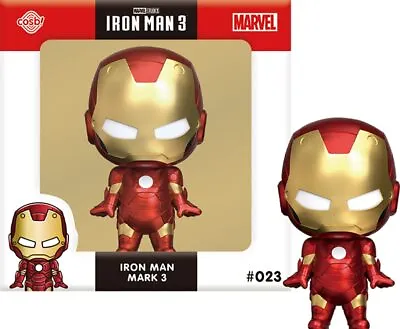 Buy Hot Toys Iron Man 3 Cosbi Iron Man Mark 3 Figure 8cm • 16.13£