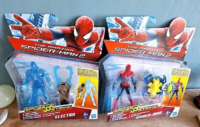 Buy Amazing Spider-Man 2 Spider Strike 3.75 Inch Spider-Man And Electro Figures  • 12.75£