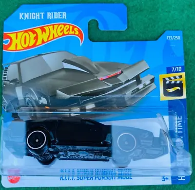 Buy Hot Wheels Kitt Super Pursuit Mode Knight Rider 7/10 Hw Screen T Mint Short Card • 6.99£