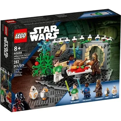 Buy Lego Star Wars Millenium Falcon Holiday Diorama (40658) BRAND NEW! Discontinued • 29.99£