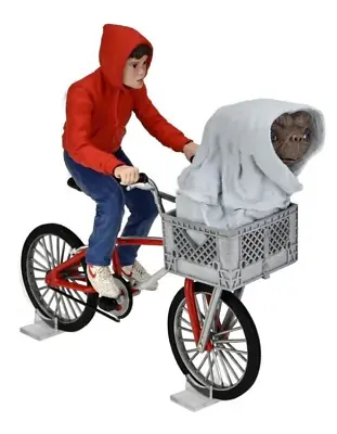 Buy E.T. 40th Anniversary Elliot & E.T. On Bicycle 7  Scale Figure Official NECA • 49.95£
