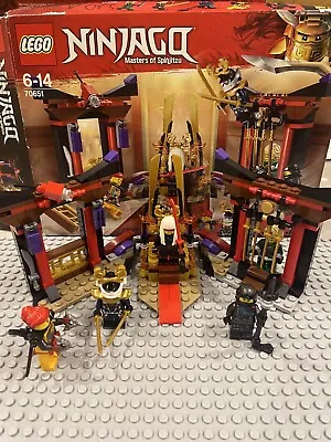 Buy Lego Ninjago 70651 Throne Room Showdown + Box & Instructions • 10.50£