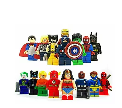 Buy Marvel Avengers Super Heroes 16Pcs Mini Figures Dc Set Fit Lego • 9.90£