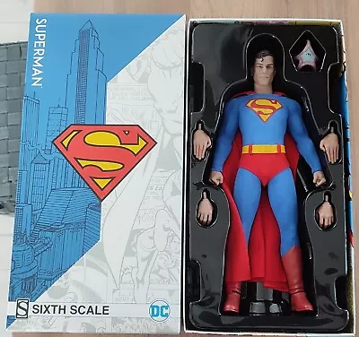 Buy Sideshow Toys 1/6  Classic Golden Age Superman Figure JLA Not Hot Toys Rare DC  • 160£