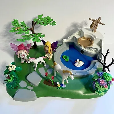 Buy Playmobil Unicorn Fairy Fountain & Enchanted Garden With Fairies And Unicorns • 14.99£