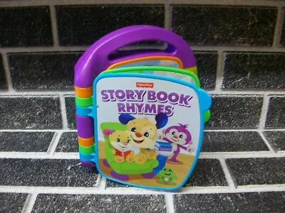 Buy Fisher Price Storybook Rhymes Learning Toy With Lights & Music Purple Book • 7.50£