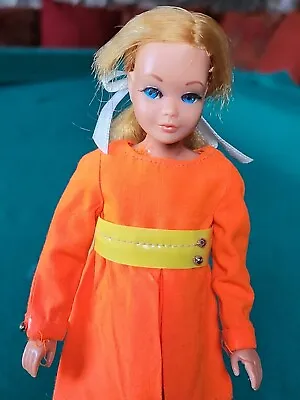Buy Living Skipper Bend Leg And Outfit Pants N PINAFORES #1971 Mattel Vintage Barbie • 21.45£