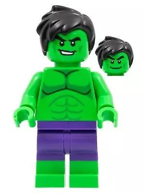 Buy LEGO Marvel Super Heroes Hulk Grin Minifigure From 10782 (Bagged) • 10.95£