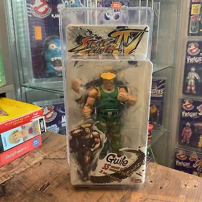 Buy Street Fighter IV 6'' Guile Figure SF4 20th Anniversary NECA Player Select New • 49.99£