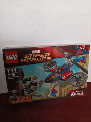 Buy LEGO Marvel Super Heroes: Spider-Helicopter Rescue (76016) Inc Postage • 45£