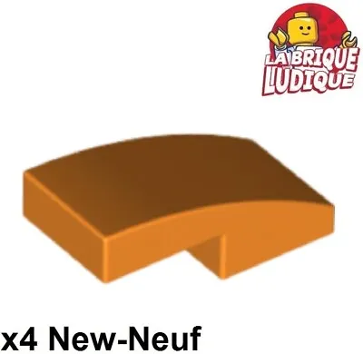 Buy LEGO 4x Slope Curved Slope 1x2 Orange 11477 NEW • 1.24£