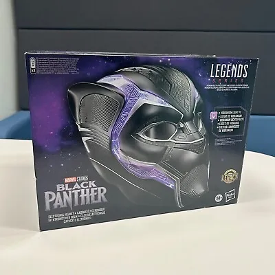 Buy NEW! Hasbro Marvel Legends Series Black Panther - Premium Electronic Helmet  • 74.99£