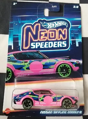Buy Hot Wheels 2024 Mix B Neon Speeders Nissan Skyline 2000GT-R #3/8 • 9.99£