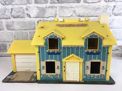 Buy Vintage Fisher Price Play Family House No 952 In Need Of A Lot Of Attention 1969 • 19.99£