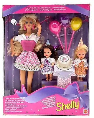 Buy 1996 Barbie & Shelly Birthday Fun Gift Set / Special Edition, Mattel 15610, NrfB • 102.88£
