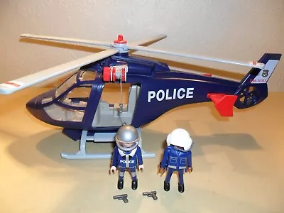 Buy PLAYMOBIL POLICE HELICOPTER 5183 COMPLETE (Search Light,Figures) • 14.99£