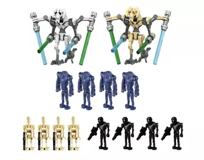 Buy Lego Star Wars Minifigures: General Grevious, Battle Droids, K-2SO, Super Droids • 21.79£