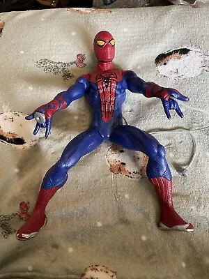 Buy Spiderman Web Shooter Hasbro Motorised Web Shooting Spider Man Toy Figure 14  • 14.99£