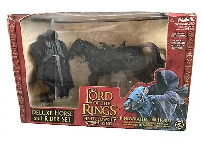 Buy Lord Of The Rings Ringwraith And Horse Action Figure Toy Biz 2002 #81183 NEW • 99.99£