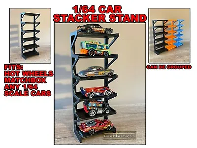 Buy Display Stand For Hot Wheels | CAR STACKER For Matchbox Cars | Holds 6 Cars • 11.99£