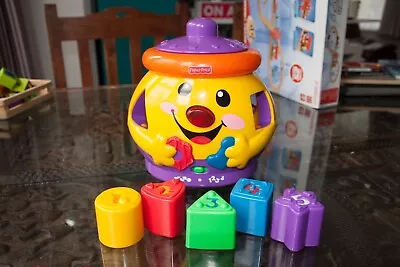 Buy Fisher Price Laugh & Learn Shape Sorter & Number Counting Cookie Jar  • 4.75£