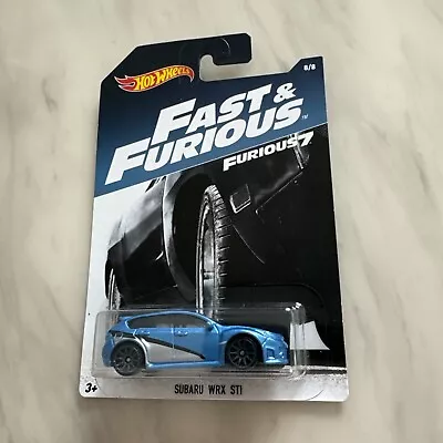 Buy 1997 Hot Wheels Walmart Exclusive Fast & Furious Subaru WRX STi Furious 7 • 12£