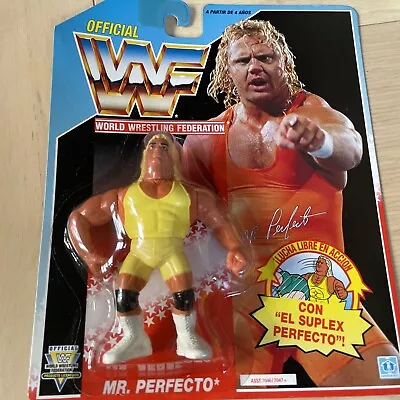 Buy WWF Hasbro  Mr Perfecto MOC Wrestling Figure 1991 Mr Perfect  MOSC • 165£