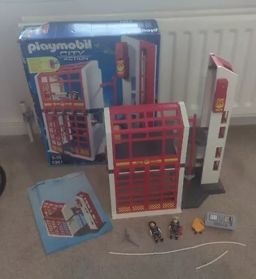 Buy Playmobil 5361 Fire Station With Box + Instructions. Sounds • 27.99£