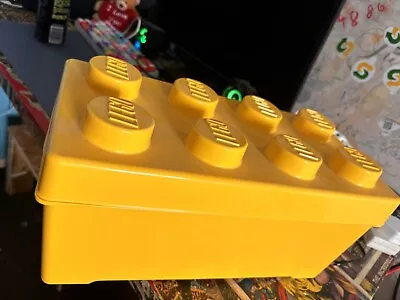 Buy Lego Large YELLOW 8 Stud Stackable Storage With Lego Included • 10£