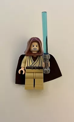 Buy Star Wars LEGO Obi-Wan Kenobi Jedi Master Minifigure 7965 10188 Sw0336 • 7£