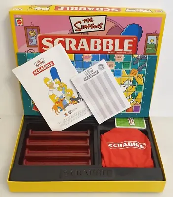 Buy The Simpsons Scrabble Family Fun Board Game 2005 By Mattel In Complete In *VGC* • 13.99£