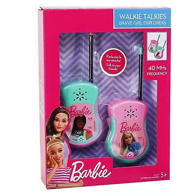 Buy Set 2 Barbie Movie Toy Walkie Talkies Microphone 70M Range Friends Outside Fun • 14.99£