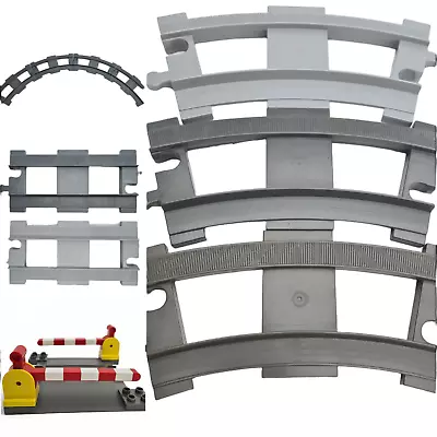 Buy LEGO Duplo Train Track Curved & Straight Sections, Old Warm Grey, New LBG & DBG • 2.49£