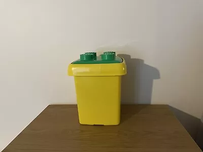 Buy Lego Duplo Storage Box Tub Vintage Green Yellow • 8.50£