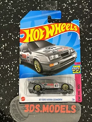 Buy FORD 87 SIERRA COSWORTH SILVER LONG CARD Hot Wheels 1:64 **COMBINE POSTAGE** • 4.95£