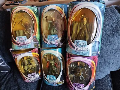 Buy Collection Of 6 Vintage Toybiz Lord Of The Rings Action Figures Inc Galndalf Etc • 55£