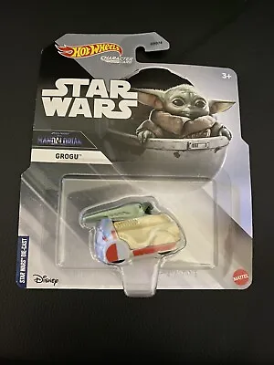Buy Star Wars NEW  Hot Wheels Grogu Car Baby Yoda   In Pack • 8£
