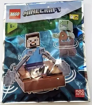Buy LEGO Minecraft Steve With Drowned Foil Pack Set 662205 (Bagged) • 6.95£