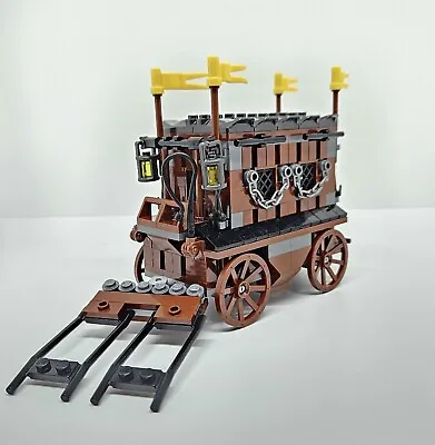 Buy Lego Cart Castle Prisoner/treasure Transport Moc For Vintage Castle New • 54.99£
