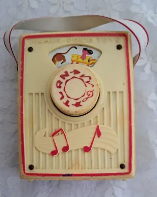 Buy Fisher Price Pop Goes The Weasel Radio Pocket Music Box Vintage 775 - A • 14£