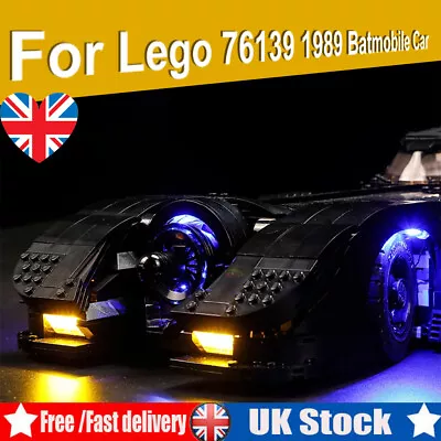 Buy UK LED Light Lighting Kit Only For LEGO 76139 1989 Batmobile Car Bricks Toy Part • 19.47£