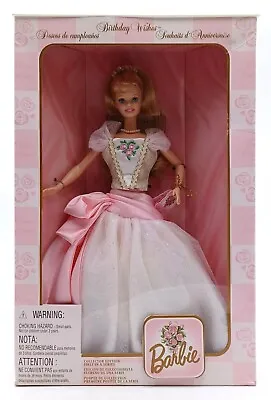Buy 1998 Birthday Wishes Barbie Doll / Birthday - Barbie / Mattel 21128, NrfB, Original Packaging • 76.95£