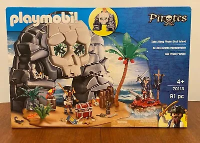 Buy Playmobil Pirates: Take Along Pirate Skull Island (70113) - New & Sealed • 39£