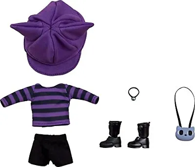 Buy Nendoroid Doll Outfit Set Nyankode Purple Cat Toy Goods Clothes • 71.09£