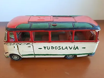 Buy Vintage Mercedes Benz Tin Toy Friction Bus Car Very Rare Bandai Made In Japan • 315.49£