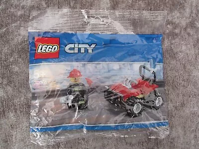 Buy LEGO CITY FIRE ATV Quad Bike Fireman Set Mini-Figures 30361 Sealed Bag Retired • 1.99£