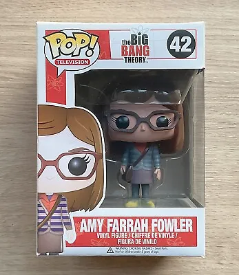 Buy Funko Pop The Big Bang Theory Amy Farrah Fowler #42 (Box Wear) + Free Protector • 74.99£