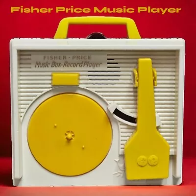 Buy FISHER PRICE Music Box Record Player W/3 Records- Works Great ! • 14.48£