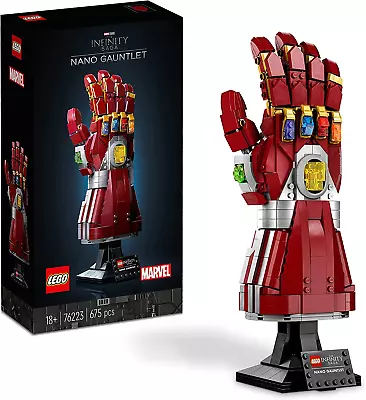 Buy LEGO 76223 Marvel Nano Gauntlet, Iron Man Model With Infinity Stones, Avengers:  • 83.09£