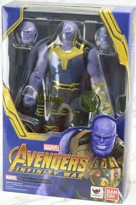 Buy Marvel Avengers Infinity War THANOS Figure S.H.Figuarts Bandai Tamashii • 124.12£